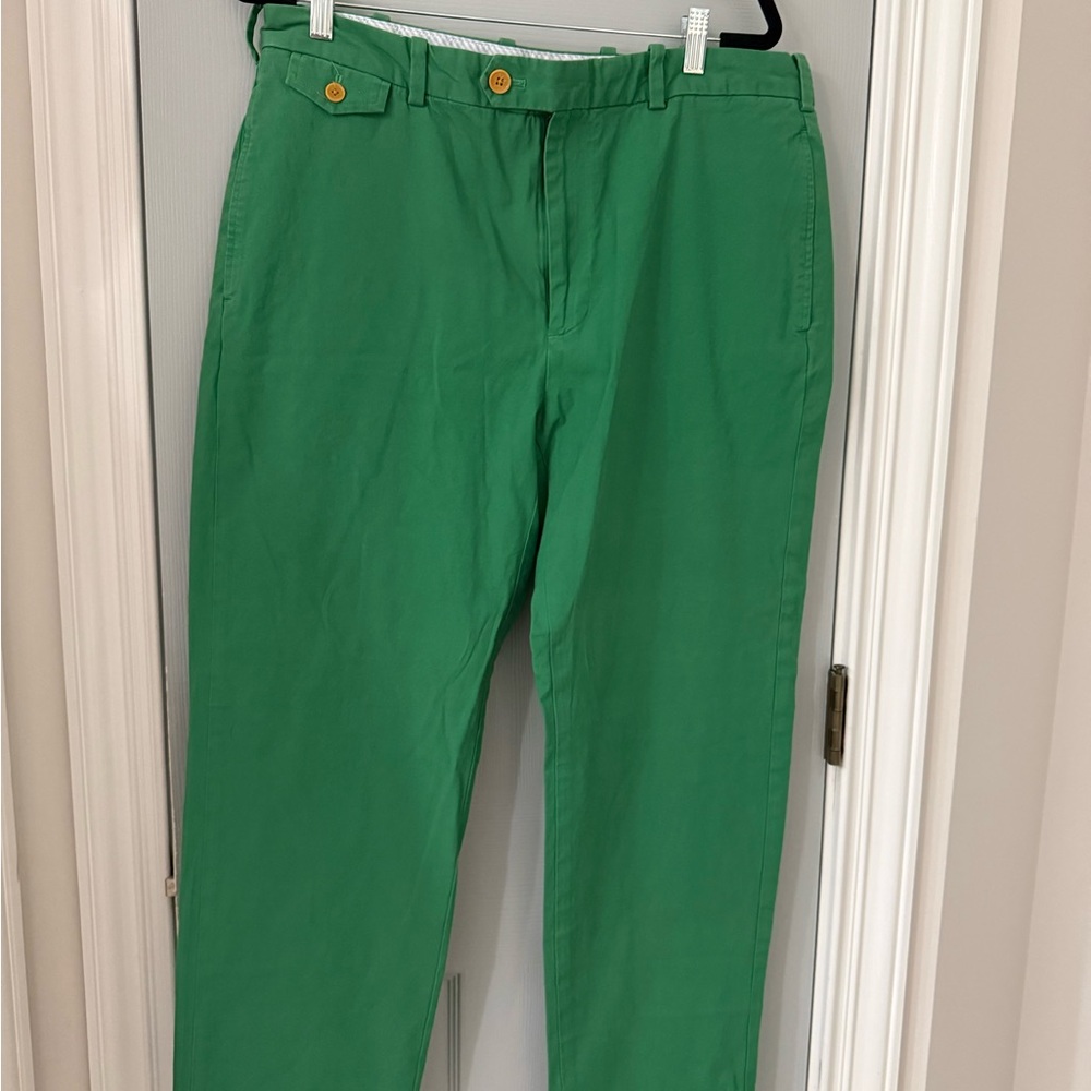 Brooks Brothers Vibrant Green Chinos